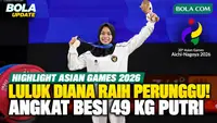 Highlight Luluk Diana Tri Wijayana Raih Perunggu Angkat Besi di Asian Games 2026