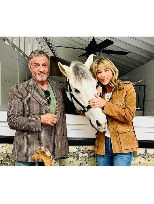 Sylvester Stallone dan Jennifer Flavin. (Foto: Instagram officialslystallone)