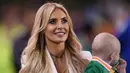 Istri Robeie Keane, Claudine dan anak-anaknya hadir saat laga terakhir Keane Republik Irlandia melawan Oman di Stadion Aviva, Dublin, (31/8/206). (Reuters/Clodagh Kilcoyne)