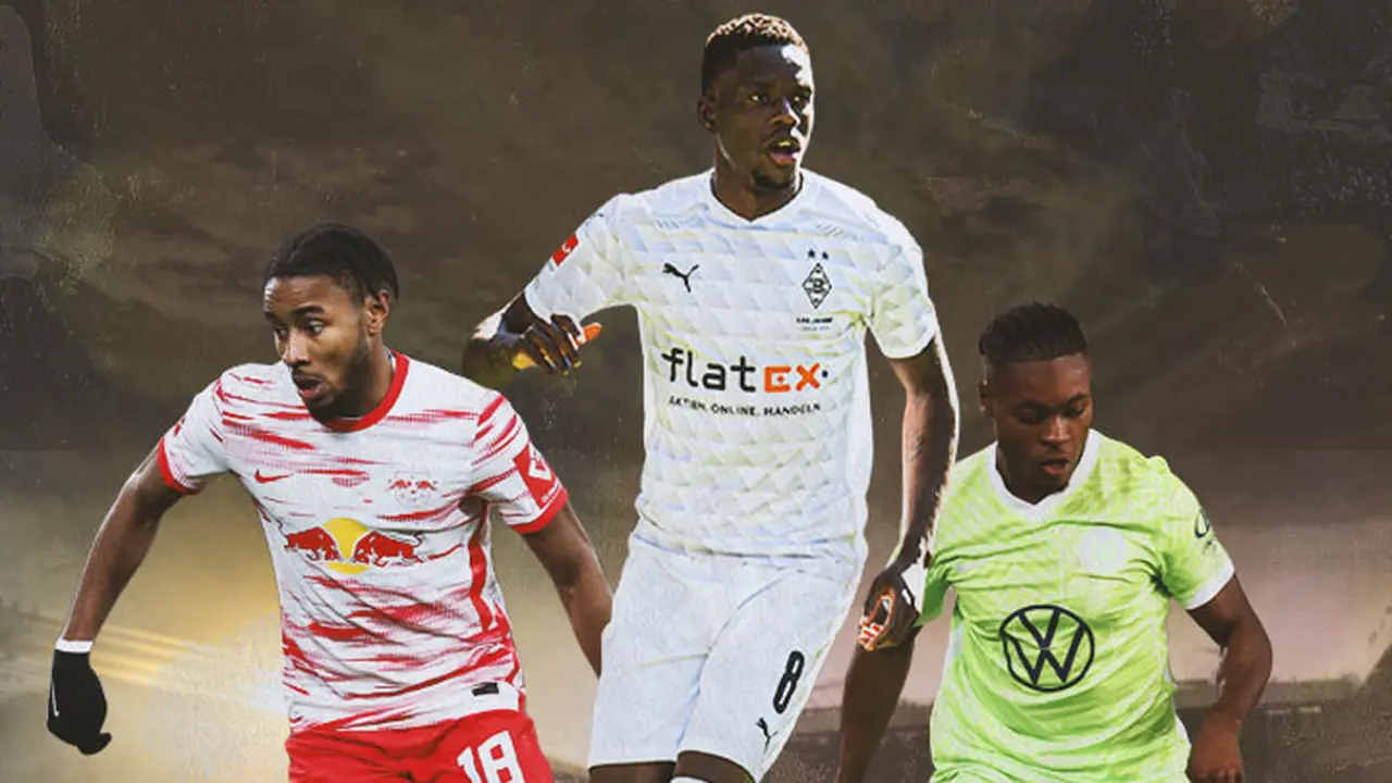 Ilustrasi - Christopher Nkunku, Denis Zakaria, Ridle Baku