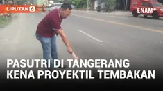 Waduh! Pasutri Kena Proyektil Tembakan Polisi