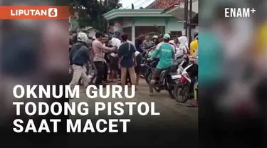 Aksi koboi terjadi di Jalan Malingping, Lebak, Banten dan viral. Pelaku tak sabar dan berusaha menerobos kemacetan hingga ditegur warga. Merasa tak terima, pelaku malah menodongkan pistol air soft gun.