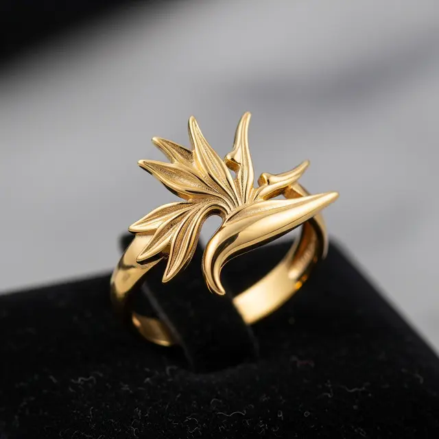 Model Cincin Emas Cendrawasih (Image by Gemini AI)
