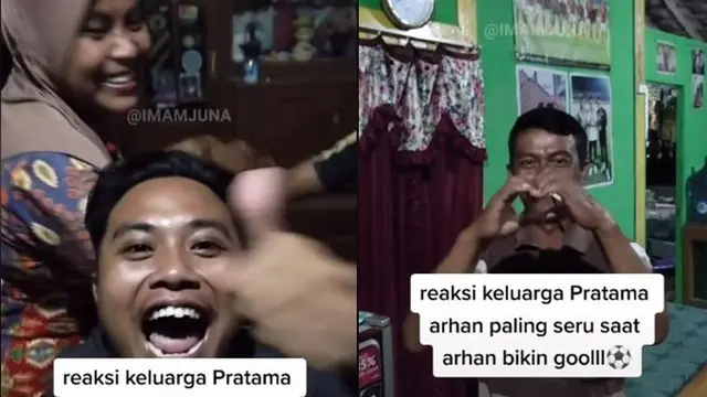 Reaksi Bahagia Keluarga Pratama Arhan di Blora Usai Cetak Gol, Histeris Bangga