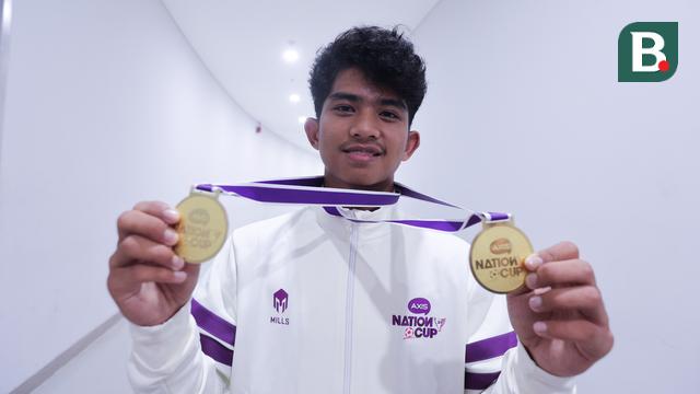 Pemain SMK Medika Samarinda, Muhammad Irfan Hamid, terpilih sebagai Pemain Terbaik AXIS Nation Cup 2024