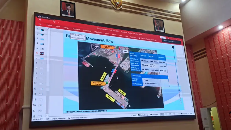 Peta Lahad Datu Port