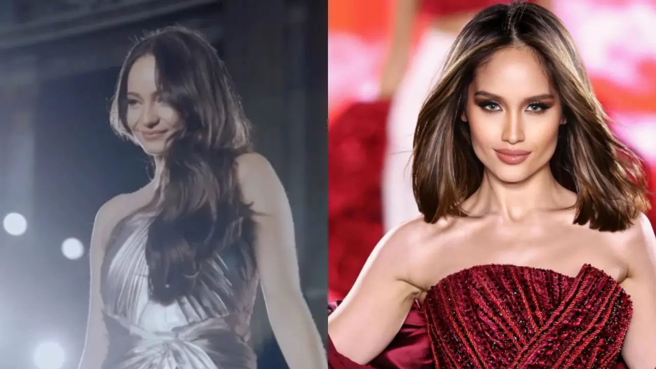 Gaya Comeback Enzy Storia dan Cinta Laura di Panggung Le Defile L'Oreal Paris, Tampil Bareng Kendall Jenner dengan Gaun Merah dan Silver