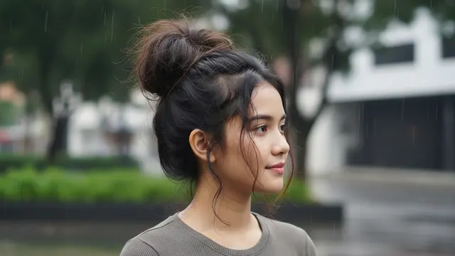 Messy Bun: Gaya Acak yang Justru Menawan