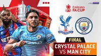Saksikan live streaming Final FA Cup: Crystal Palace vs Manchester City di Vidio. Jangan sampai ketinggalan pertandingan final FA Cup 2025 antara Crystal Palace vs Manchester City akhir pekan ini di layanan OTT Vidio. (sum. doc. vidio.com)