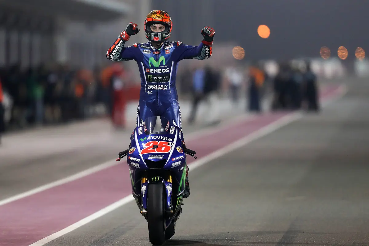 Maverick Vinales Juara MotoGP Qatar, Valentino Rossi Ketiga