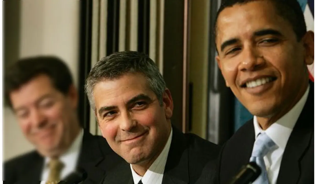 George Clooney dan Barack Obama 