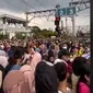 Usai Lebaran Idul Fitri Penumpang di Stasiun Bogor Membludak, Ada yang Buang Air dan Muntah di dalam Kereta.&nbsp; foto: TikTok @rahmadhanidwis