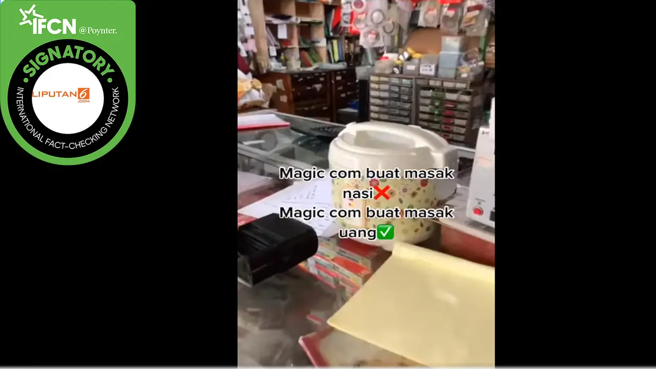 Klaim Panaskan Uang di Rice Cooker Bisa Membunuh Virus Covid-19