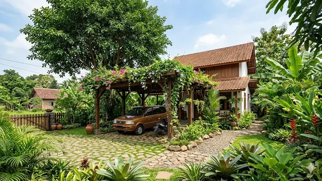 Inspirasi Desain Carport yang Cocok untuk Rumah Kampung