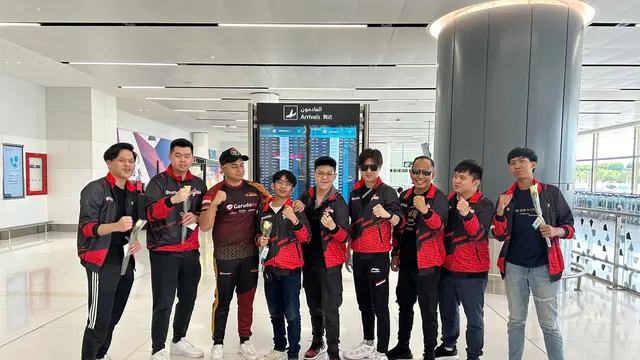 Timnas Esports CS:GO Indonesia di King Khalid International Airport (PBESI)