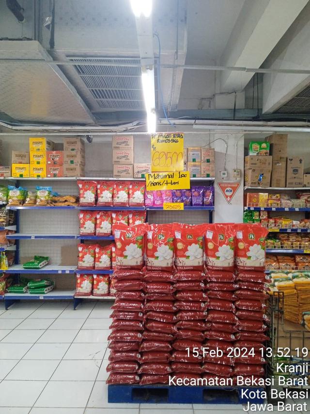 Stok Beras di Ritel