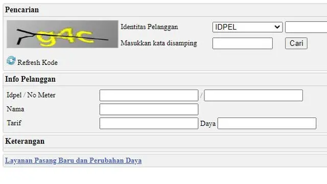 Website PLN