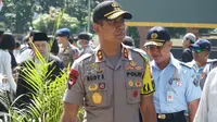 Kapolda Jabar, Inspektur Jenderal Rudy Sufahriadi mengimbau warga agar tidak datang ke MK untuk mengawal persidangan Perselisihan Hasil Pemilihan Umum (PHPU). (Liputan6.com/Huyogo Simbolon)