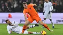 3. Matthijs de Ligt - Wonderkid asal Belanda ini langsung mendapatkan tempat utama di klub sebesar Juventus. Meski belum teruji bakatnya bisa menjadi aset bagi masa depan pasukan oranye. (AFP/Emmanuel Dunand)