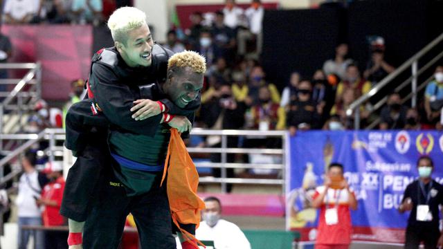 Foto: Potret Hanifan Yudani Kusumah dan Pipiet Kamelia, Dua Sejoli yang Meraih Emas PON Papua