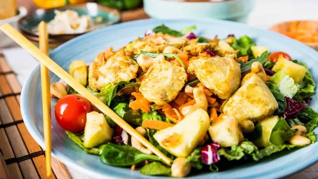 Resep Honey Mustard Chicken Salad