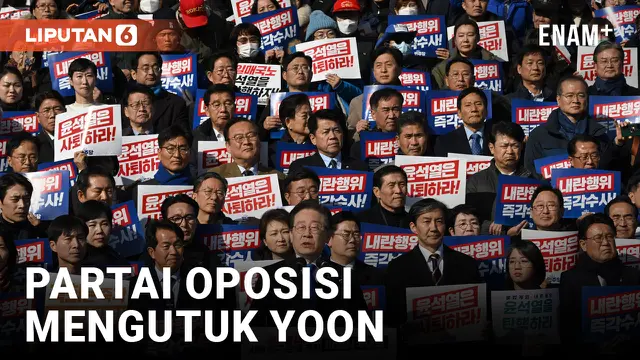 VIDEO: Pemimpin Partai Oposisi Utama Korea Selatan Mengutuk Presiden Yoon