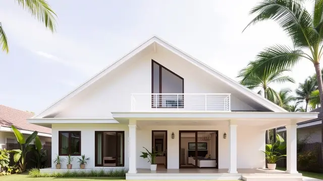 8 Inspirasi Rumah Atap Miring Sederhana untuk Hunian Modern