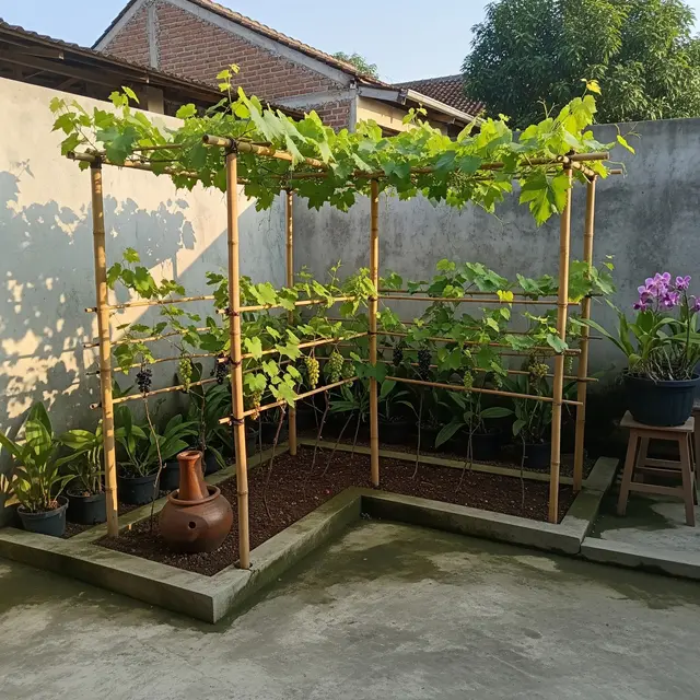 9 Model Kebun Rambat DIY untuk Halaman Belakang Rumah, Bikin Asri dan Sejuk
