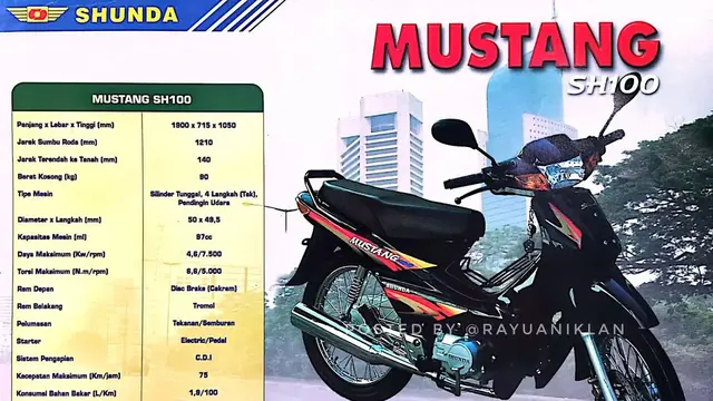 Motor cina mirip Supra Bapak (Instagram/@rayuaniklan)