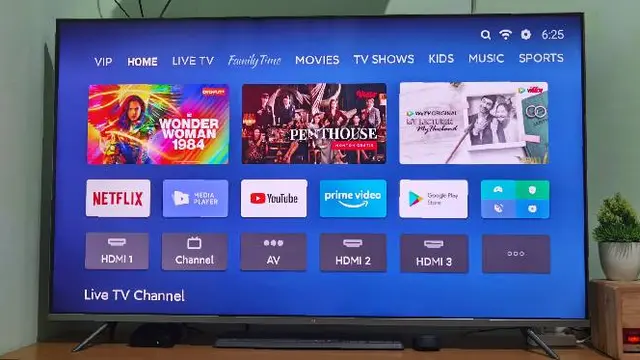 Xiaomi Mi TV 4 55 Inci Bezel-less 4K. Liputan6.com/Iskandar
