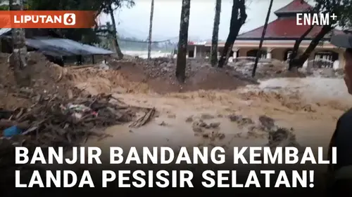 VIDEO: Banjir Bandang Kembali Terjang Pesisir Selatan, Puluhan Keluarga Terpaksa Mengungsi