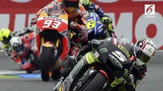 Johann Zarco dan Jonas Folger berhasil buat kejutan pada ajang MotoGP 2017. (Video dari Liputan6.com)