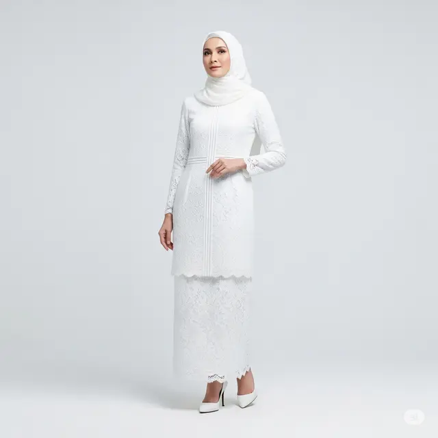 9 Baju Pesta Gamis Brokat Modern untuk Wanita Usia 40 ke Atas: Busana Pesta yang Anggun dan Elegan