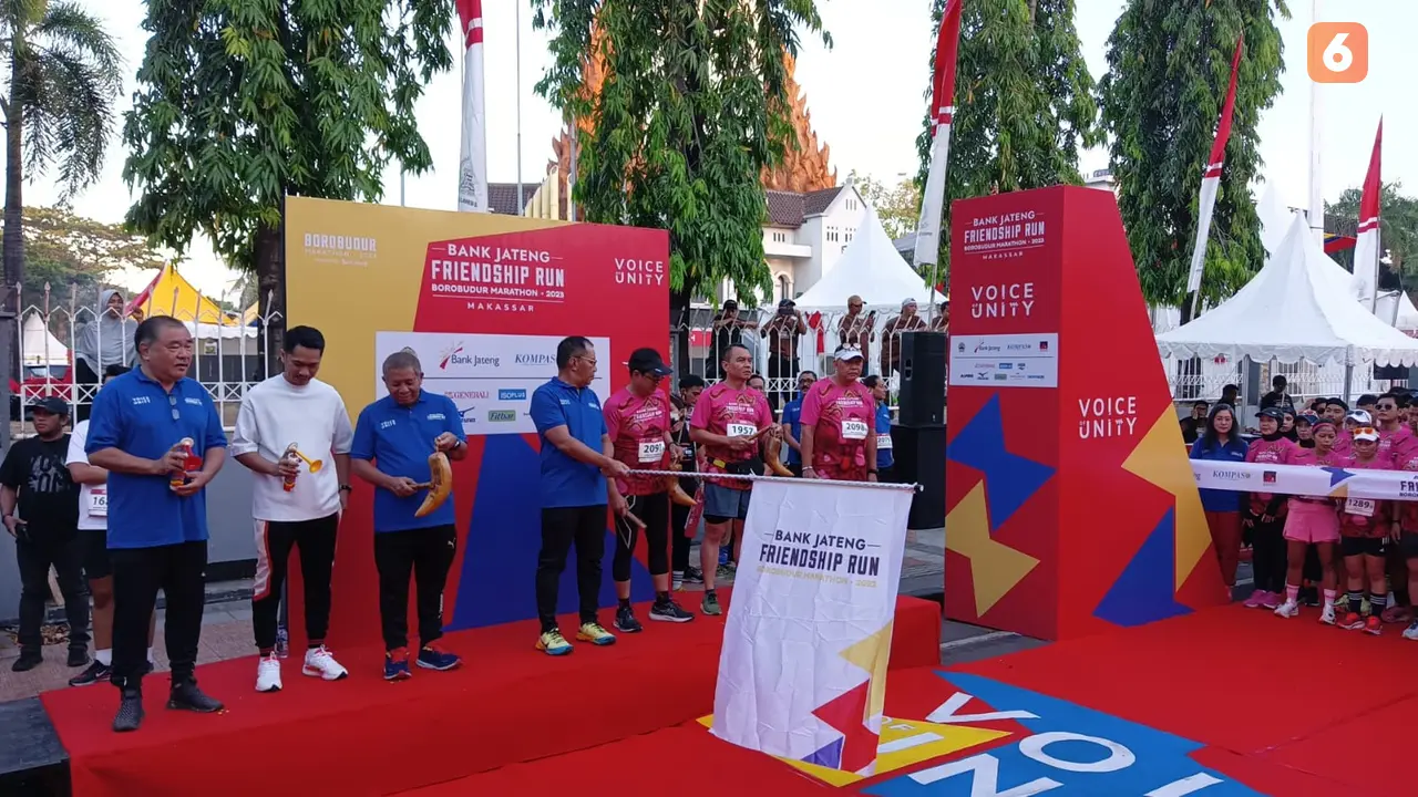 Bank Jateng Friendship Run Makassar 2023 (Liputan6.com/Fauzan)
