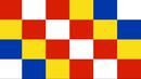 Salah satu bendera unik di dunia berasal dari Antwerpen di Belgia. Bendera dibuat dari 24 potongan persegi, dalam 4 baris dan 6 kolom. (Wikipedia.com)