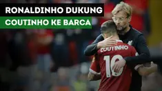 Ronaldinho menginginkan Philippe Coutinho bergabung ke Barcelona.