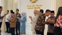 Ma'ruf Amin Gelar Halalbihalal dengan Keluarga Besar Setwapres dan Awak Media