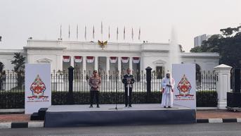 Jokowi Tak Salami Kapolri Listyo saat HUT ke-77 TNI, Ini Kata Istana