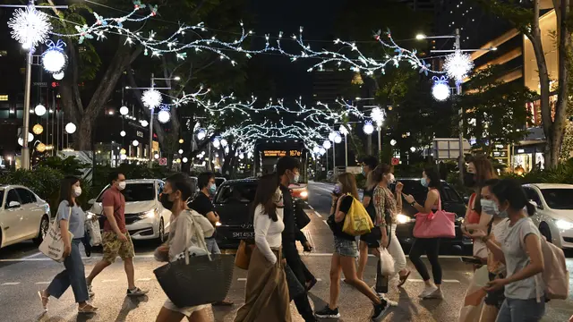 Orchard Road Singapura Menyongsong Natal