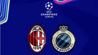 Liga Champions - AC Milan Vs Club Brugge (Bola.com/Adreanus Titus)