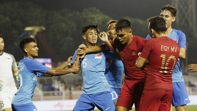 Timnas Indonesia U-22 Vs Singapura U-22