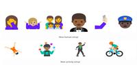 Google berencana akan menggulirkan pembaruan desain emoji ini di sistem operasi Android N. (Doc: The Verge)