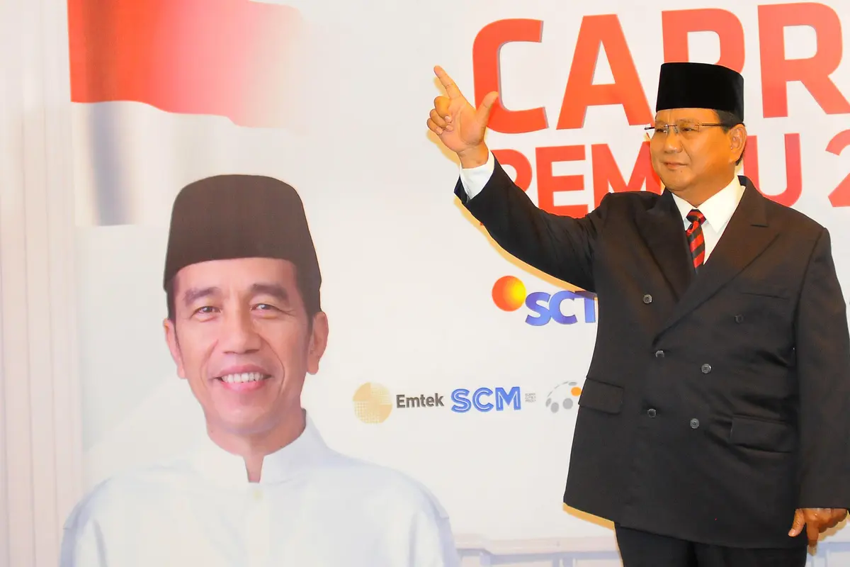 Tiba Lebih Awal, Prabowo Sapa Wartawan di Lokasi Debat Keempat Pilpres 2019