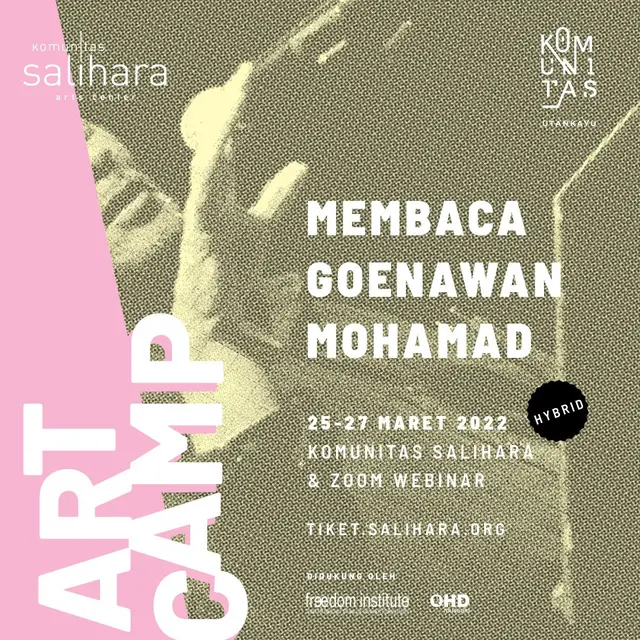 Goenawan Mohamad Ajak Generasi Muda Lebih Kenal Sejarah Lewat Membaca