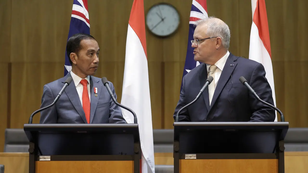 Jokowi Berbicara di Hadapan Parlemen Australia