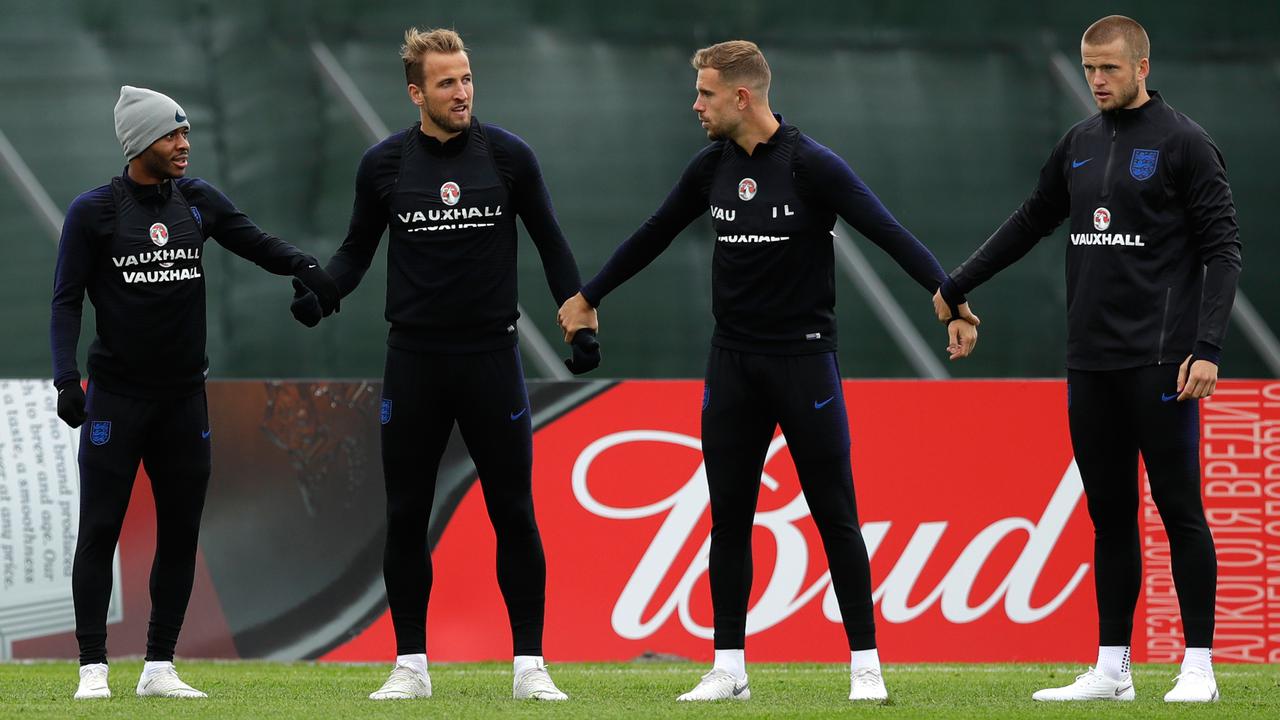 Intip Latihan Timnas Inggris Jelang Hadapi Kolombia