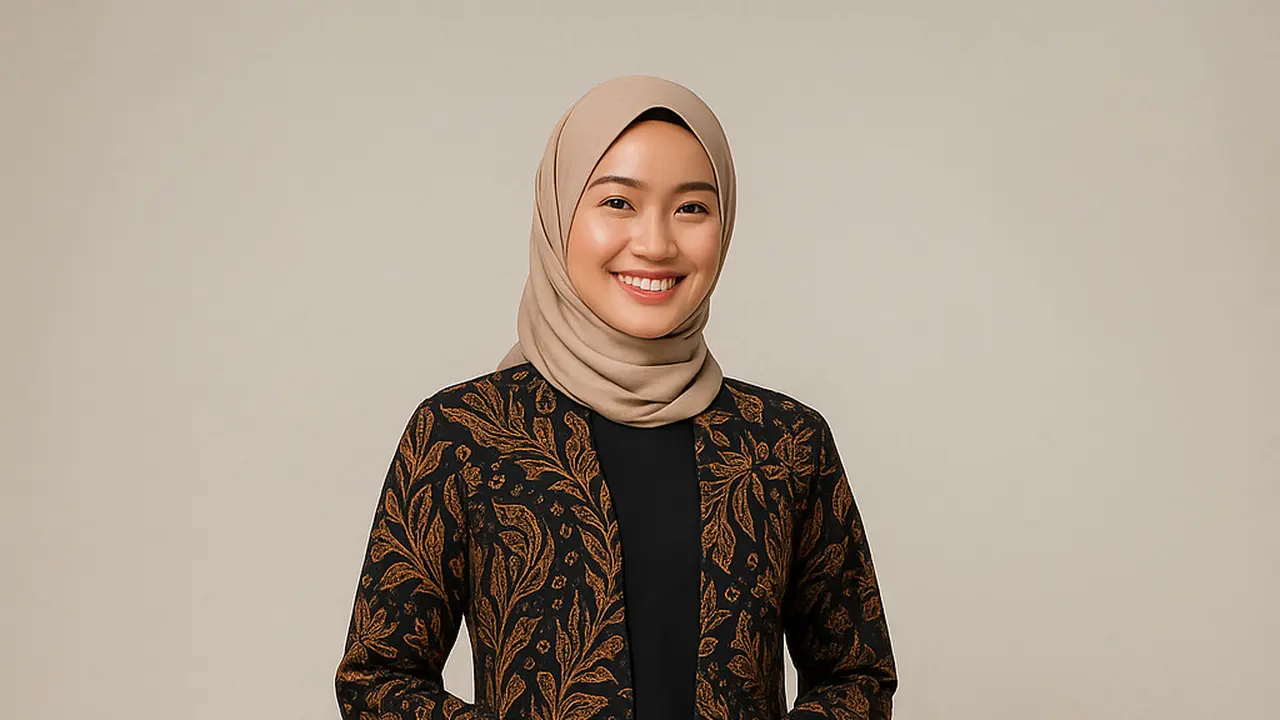 Model Cardigan Batik Panjang Terbaru 2025/ Ilustrasi AI