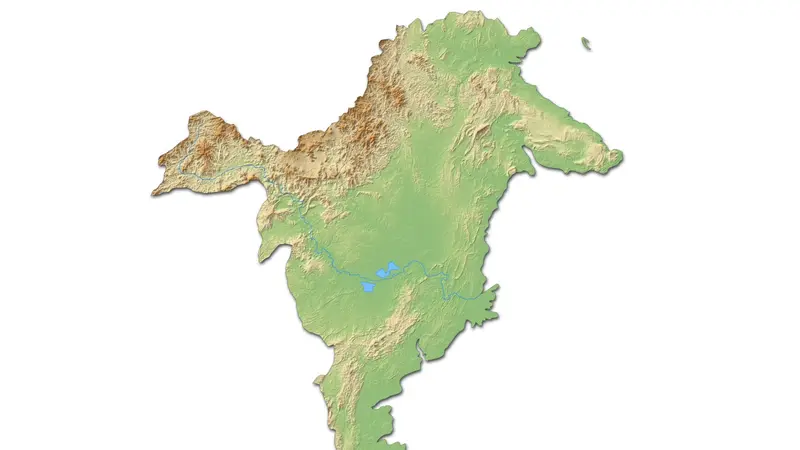 Ilustrasi Peta Kalimantan