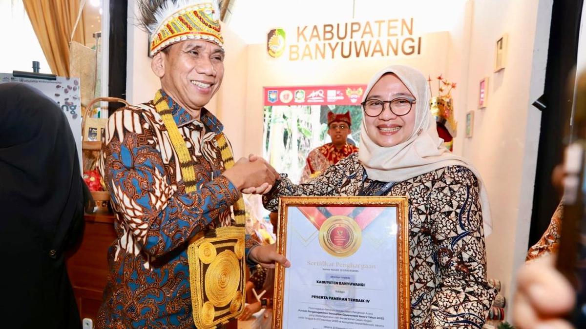 Banyuwangi Raih Penghargaan ke-8 Sebagai Kabupaten Terinovatif se-Indonesia di Ajang IGA 2025