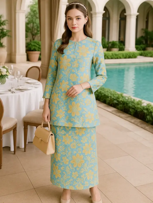 Inspirasi Model Tunik Batik Setelan Rok yang Simpel Tapi Mewah